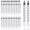 Gufastoe 105Pack 1ml Syringe-s with Caps for Pet or Industrial