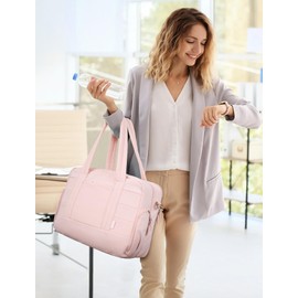 CLUCI Duffle Bag for Business Travel, Weekender Puffer Carry On With Shoe Compartment, Overnight Women's Bag With Laptop Storage