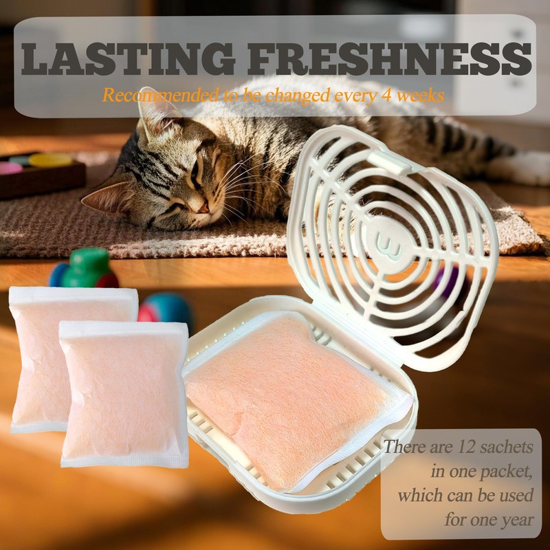 PurifyLogix Odor Remover Refills Compatible with Whisker OdorTrap Pod and