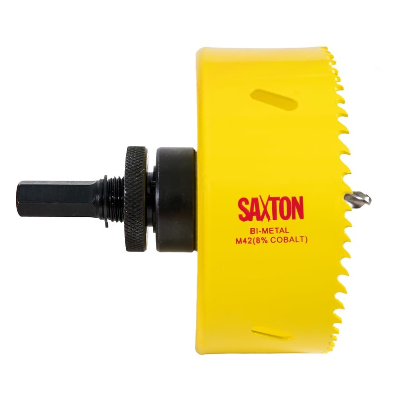 Saxton HSS Hole Saw Cutter M42 Bi-Metal 8% Cobalt Heavy