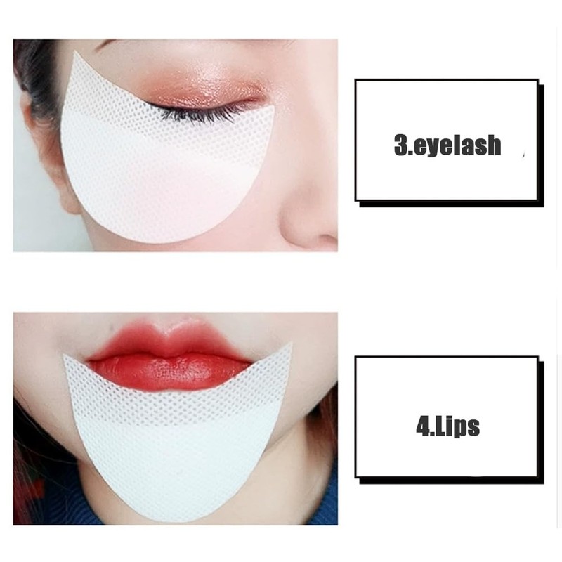 LJFEA Eyeshadow Protector Pads, Pack of 100 Eyeshadow Shields, Patches,