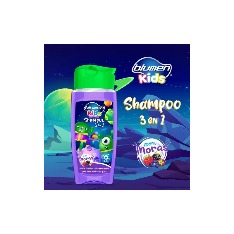 Blumen Kids Shampoo Infantil 3 En 1 Tasty Gummy Bear