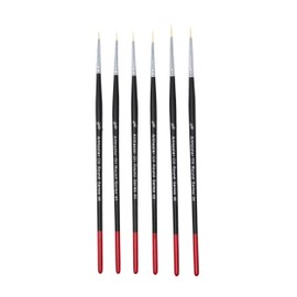 Artmaster Oil Fine Detail Paint Brush Set of 6