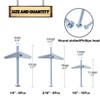 Swpeet Assorted 24 Pcs Toggle Bolt and Wing Nut Kit