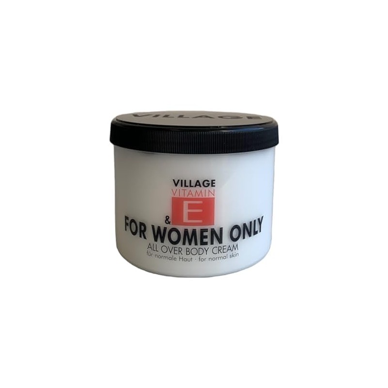 Village Cosmetics Vitamin E Body Cream (Blossom Fragrance, Intense Moisture,