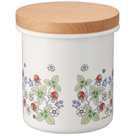 Skater ENC8-A Enameled Canister with Wooden Lid, 25.4 fl oz (750 ml), My Neighbor Totoro
