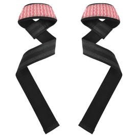 Wave Magenta - Correas de muñeca de elevación antideslizantes de 26 pulgadas, para levantamiento de pesas, culturismo, levantamiento de potencia, entrenamiento de fuerza