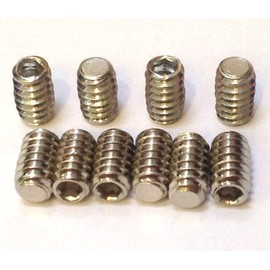 10x Steel Fix Screws Adapter Connect-or for FCS Board Fin Surfboard-ing Tail Rudder Fasten Fixed Surf-Ing Riding Water Sports Parts Accessories