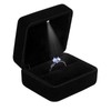 GBYAN Engagement Ring Box with Light Velvet Ring Box for