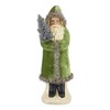 RAZ Imports 2022 Collected Christmas 12" Green Velvet Santa