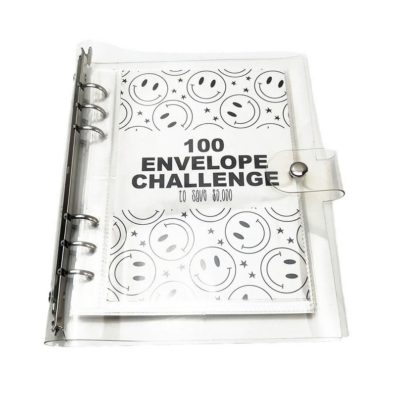 100 Envelope Challenge Binder, Cash Saving Challenge Box Set, Cash
