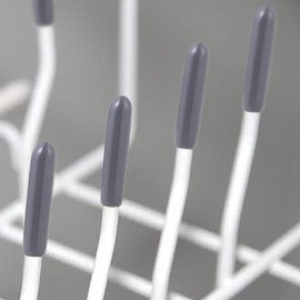 Angoily Dishwasher Rack Caps, 100PCS Universal Dishwasher Rack Repair, Dishwasher Rubber Caps Dishwasher Protection End Caps Repair Kit, Dishwasher Prong Tips Rack Tips Tine Cover Caps