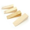 Generic Wood Door Stops - 4 Pack - Poplar Hardwood,