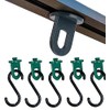 Greenhouse Twist Clips with S Hooks [50 Pack] for inside