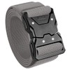 TECEUM Tactical Belt – Gray B6 M – Heavy-Duty Military,