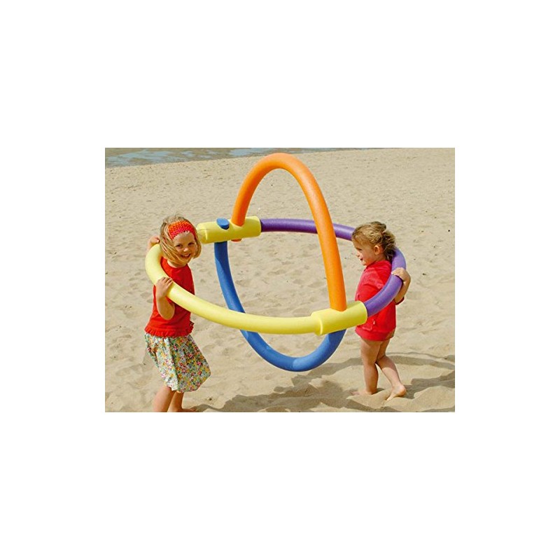 Connector Sleeve Connector for Swimming Noodle 6 Hole Connector Yellow