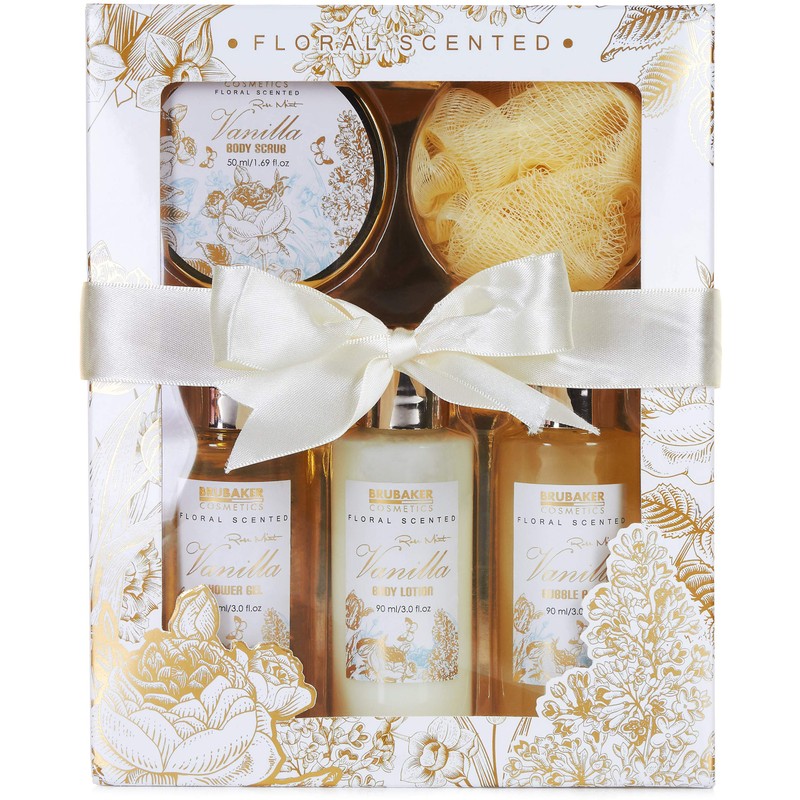 Brubaker Cosmetics Bath and Shower Set 5-Piece Gift Set