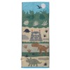Marushin 4985014500 Jurassic World Cute Dinosaur Face Towel, Applique Embroidery,
