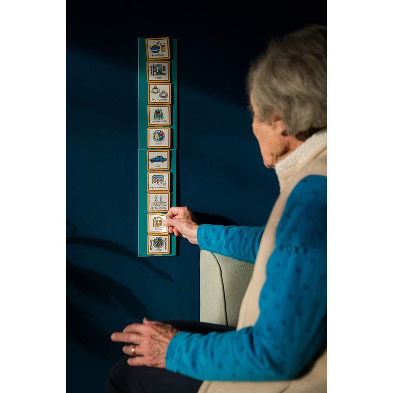 Visual Timetable for Adults Visual Schedule communication cards for stroke