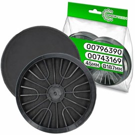 Dunstabzugshaube Filter Ø 187 mm mit Original Code 00743169 00796390 DHZ5276 Z5138X1 LZ52751 für Bosch für Balay für Constructa für Siemens für Neff - Garantie 5 Jahre - ONIX TECH