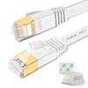 XINCA Cat 7 - Cable Ethernet plano con pinzas para