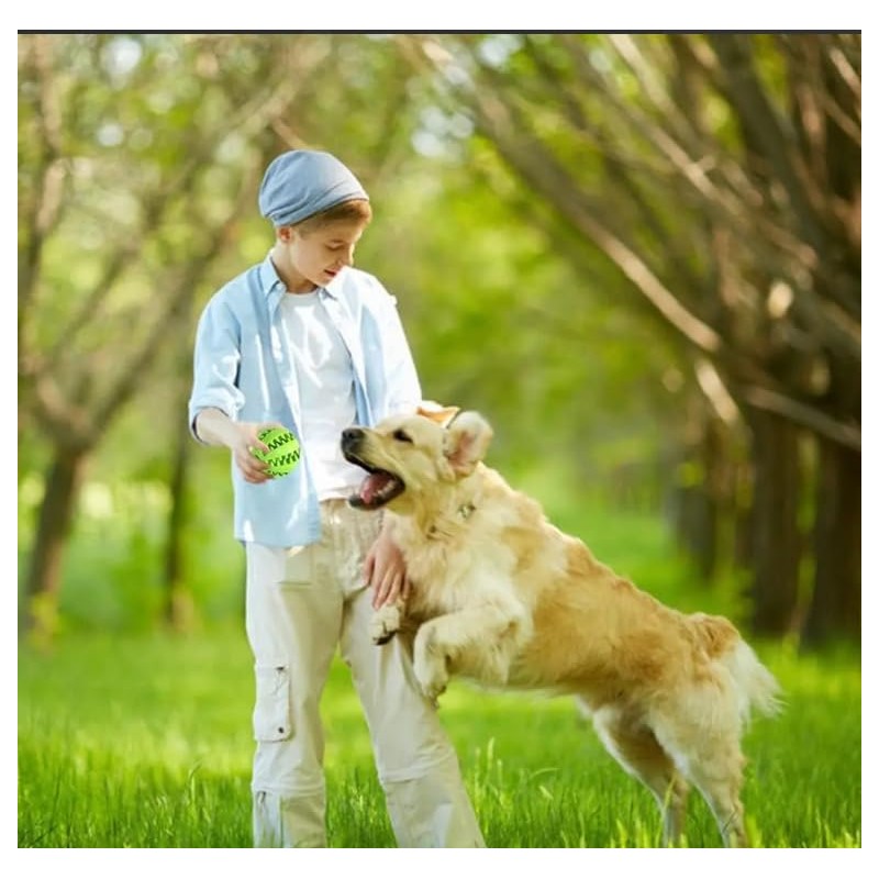 Pelotas de Goma para Perros con Dispensador de Comida, Set