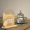 Ramadan Advent Calendar, Wooden Ramadan Countdown Calendar Creative Eid Mubarak