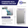 Clear Card Thread Checker™ for Heavy Hex Sizes - Inch