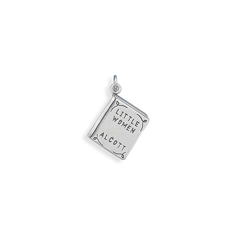 Little Women Book Charm Sterling Silver