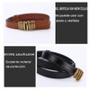 GeorgeX Cinturón para Mujer con Hebilla Metálica 3pcs Ajustable Cinturón
