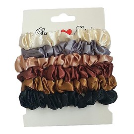 FOMIYES 12piezas Anillas Retro Cabello Gomas Elásticas Para Mujeres y Niñas Donas Pelo Seda