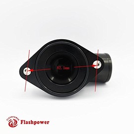 Billet Swivel Thermostat Housings Water NecK Chevy 95° 1.25'' Black