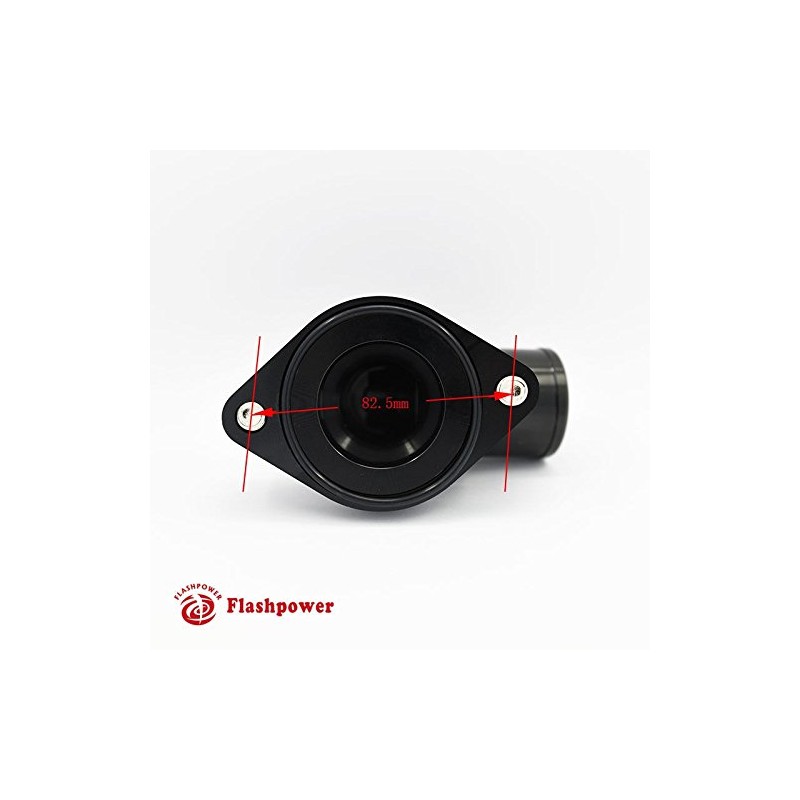 Billet Swivel Thermostat Housings Water NecK Chevy 95° 1.25'' Black