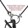 LaLOOP Premium Eyeglass Sportloop| Durable, Stretchy, Versatile Eyeglass Swivel Holder