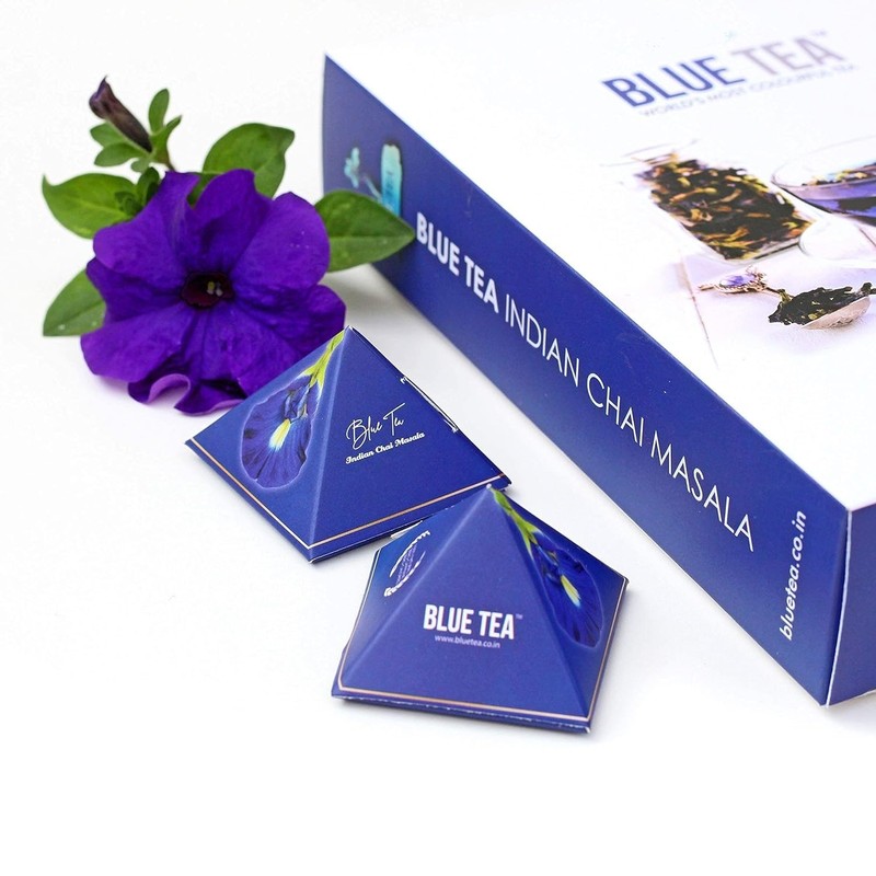 BLUE TEA - Indian Chai Masala - 12 Count -
