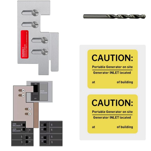 Generator Interlock Kit Compatible with Eaton Cutler Hammer Vertical Throw
