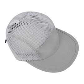 [LYING] Mesh Cap, Sunshade, Cool Hat, Work Cap, Men's, Summer, Plain, Large Size, UV Protection, Baseball Cap, Wide Brim, Middle-aged and Elderly, Breathable, Flirty Hat, Outdoor, Running, Climbing