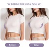 HORISUN Seamless Bras Wireless Full Coverage Padded V Neck No