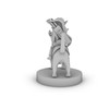 Pixie Warrior on a Corgi Tabletop DND Gaming Miniature