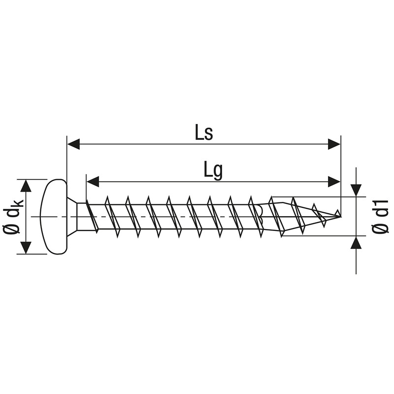 Spax Universal Screw, 200 Items, 4,0 x 35 mm