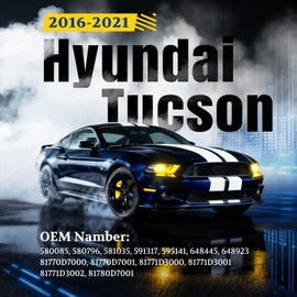 ARANA Rear Hatch Struts for Hyundai Tucson 2016-2021, Trunk Lift Support Liftgate Shocks Spring Fits Hyundai Tucson Base Essential Limited, 2PCS