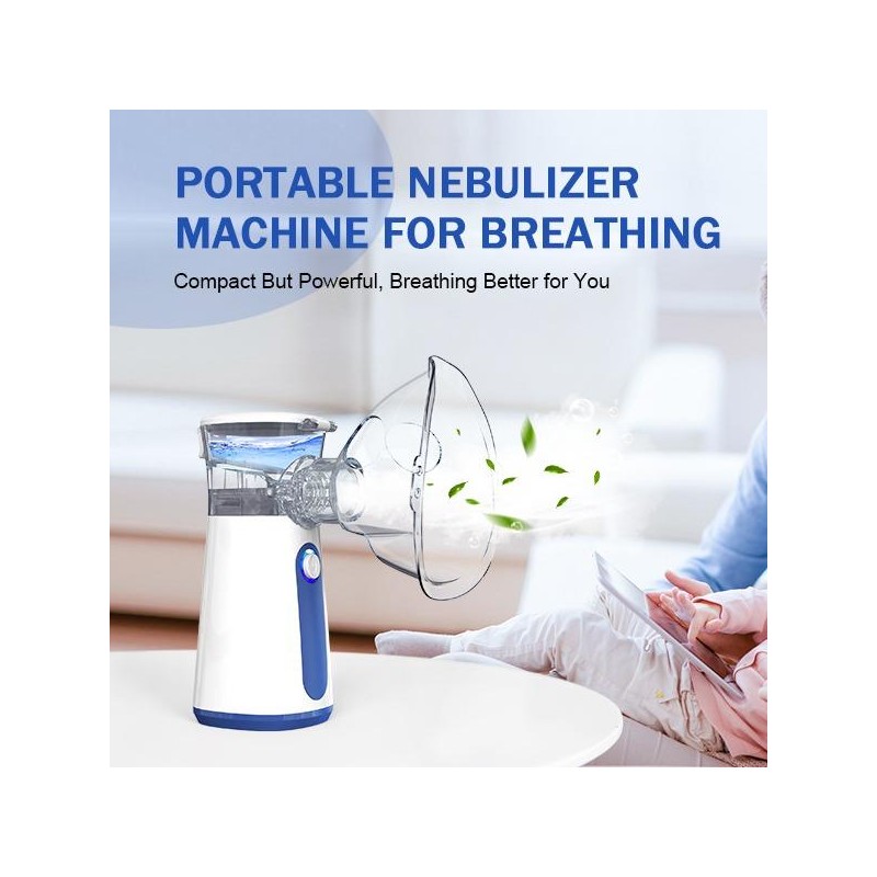 Compact Portable Nebulizer, Mesh Nebulizer, Auto-Cleaning Handheld Nebulizer, Two Ways