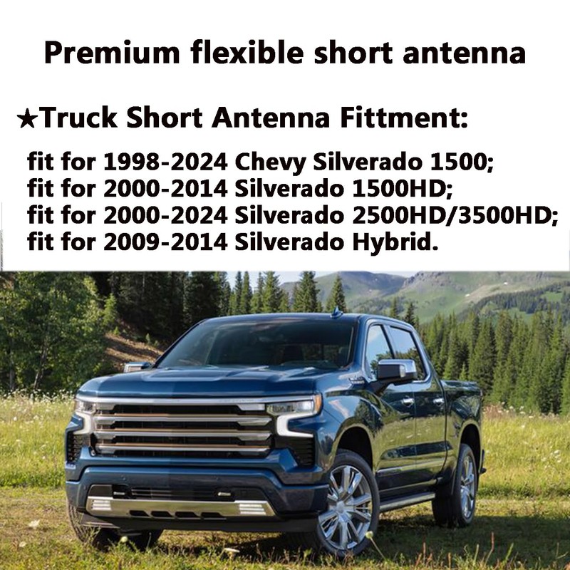for GM Truck Short Antenna Fit for GMC Sierra 1500-3500
