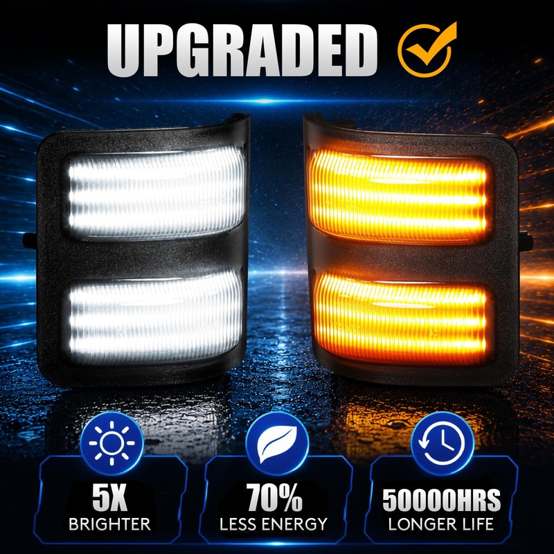 EASY EAGLE LED Side Mirror Turn Signal Lights for Ford