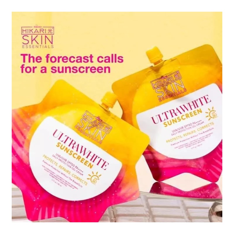 Hikari Skin Essentials UltraWhite Sunscreen Gel-Cream SPF 50 UVA/UVB, 50ml
