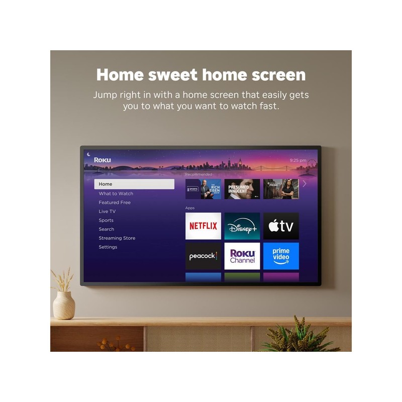 Roku Streaming Stick Plus 2025 - 4K & HDR Roku