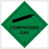 V Safety Compressed Gas 200 x 200 mm - 2mm