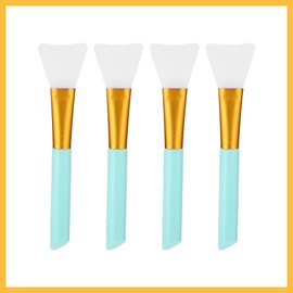 4 Brochas de Silicón para Mascarillas Faciales - Suave, Precisa y Reutilizable 💆‍♀️ Aplica fácilmente **barro, arcilla, gel y cremas sin desperdicio. Fácil de limpiar, ideal para tu rutina de belleza y cuidado facial. ¡Disfruta un spa en casa! ✨