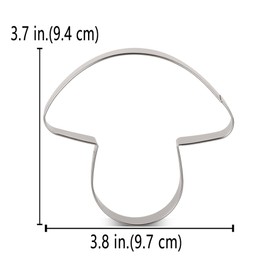 LILIAO Mushroom Cookie Cutter, 3.8 inch