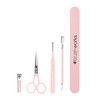 Brushworks Luxury Nail Care Set, Pink, One Size
